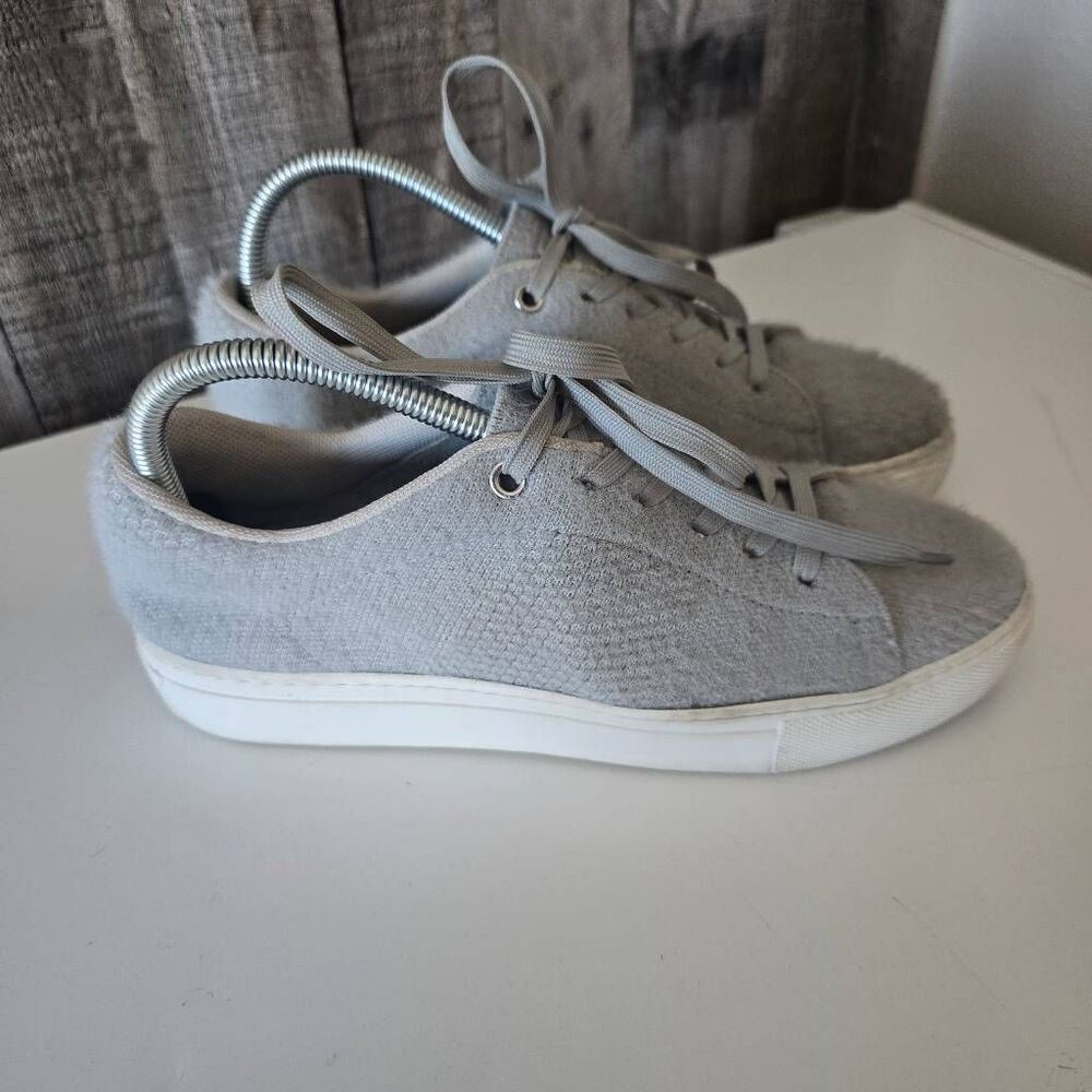 Greats Royale Cashmere Knit Sneaker Grey White 8 Sustainable Minimalist Basic